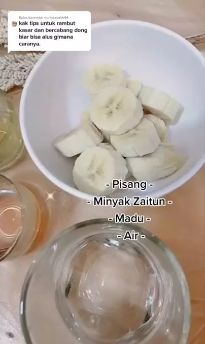 Trik mengatasi rambut kasar dan bercabang pakai 3 bahan alami Berbagai sumber