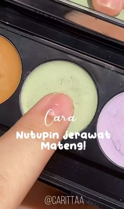 Trik samarkan jerawat matang menggunakan 2 produk makeup Berbagai sumber
