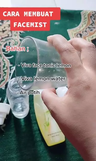 Cara membuat face mist atasi wajah berminyak dan jerawat pakai 2 produk Berbagai sumber