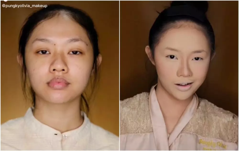 wanita dirias MUA mirip Cita Citata © berbagai sumber