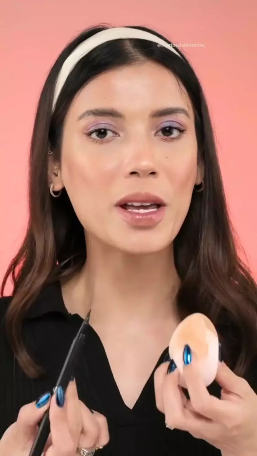 cara bikin bintik hitam palsu di pipi Istimewa