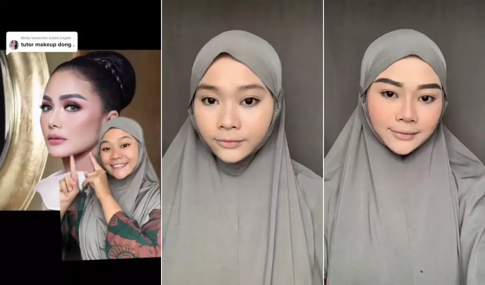 recreate makeup krisdayanti © TikTok recreate makeup krisdayanti © TikTok