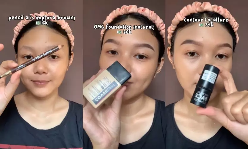 wanita makeup low bujet © TikTok wanita makeup low bujet © TikTok