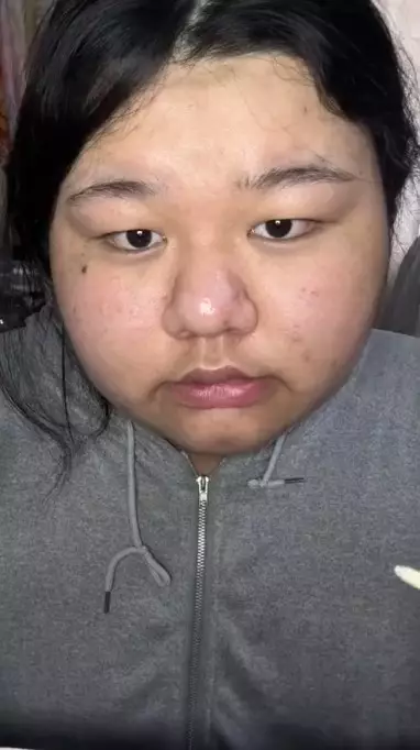 wanita pipi tembem dandan ala Douyin © TikTok wanita pipi tembem dandan ala Douyin © TikTok