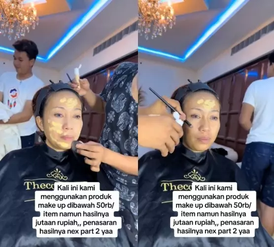 makeup low budget Rp 50 ribu © TikTok