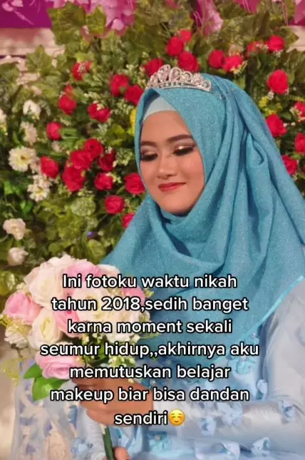 bandingin makeup pengantin © TikTok