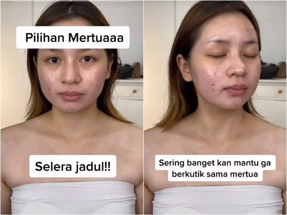 auto bening makeup mertua © TikTok