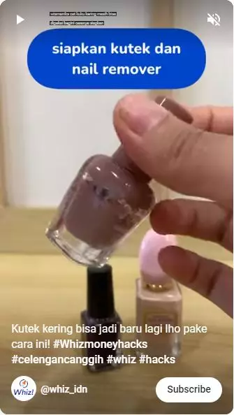 trik atasi kutek gel yang kering agar bisa digunakan kembali berbagai sumber