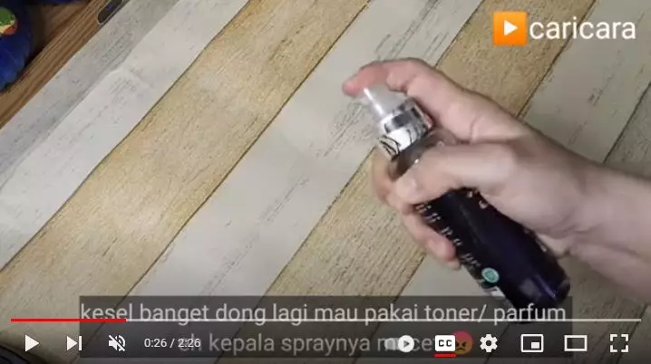trik memperbaiki botol face mist yang macet berbagai sumber