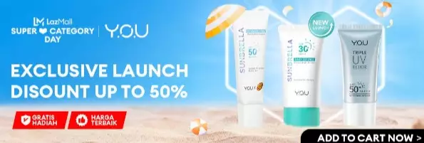 YOU Beauty luncurkan Sunbrella Daily Defense Sunscreen © YOU Beauty YOU Beauty luncurkan Sunbrella Daily Defense Sunscreen © YOU Beauty