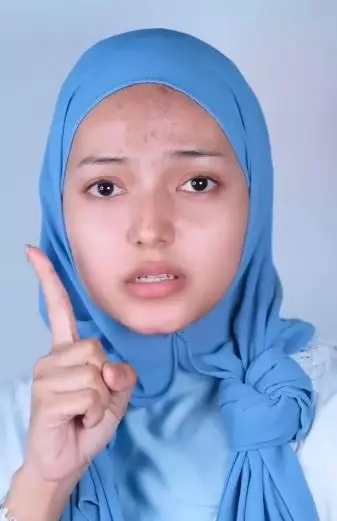 Transformasi makeup cewek wajah beruntusan dirias barbie TikTok