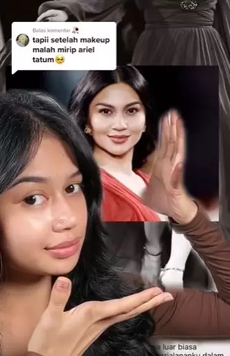 Wanita rias wajah jadi mirip Ariel Tatum TikTok