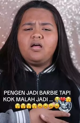 Transformasi makeup cewek chubby berkulit gelap mirip Barbie TikTok Transformasi makeup cewek chubby berkulit gelap mirip Barbie TikTok
