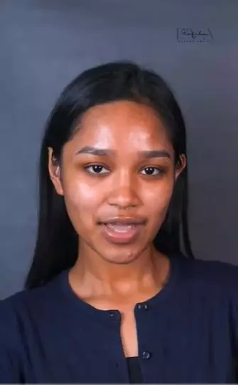 Transformasi cewek berwajah gelap mirip Rihanna TikTok