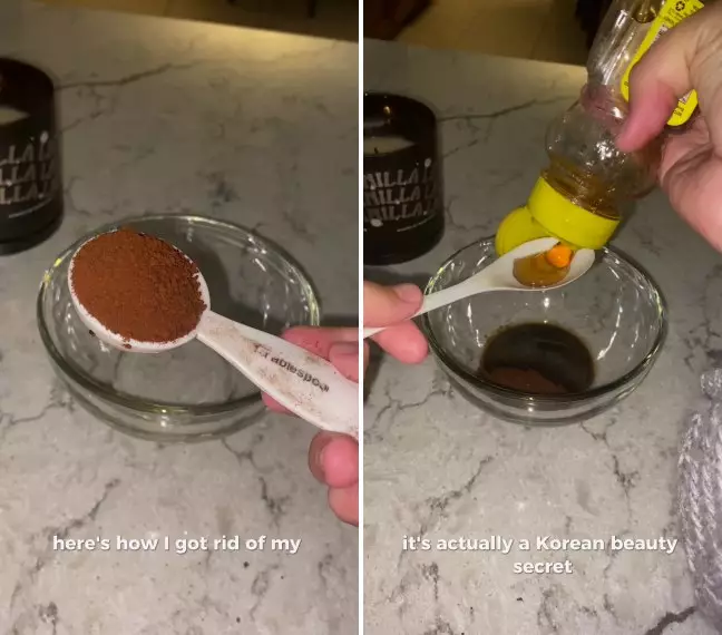 Cerahkan mata panda pakai kopi dicampur madu © 2024 TikTok Cerahkan mata panda pakai kopi dicampur madu © 2024 TikTok