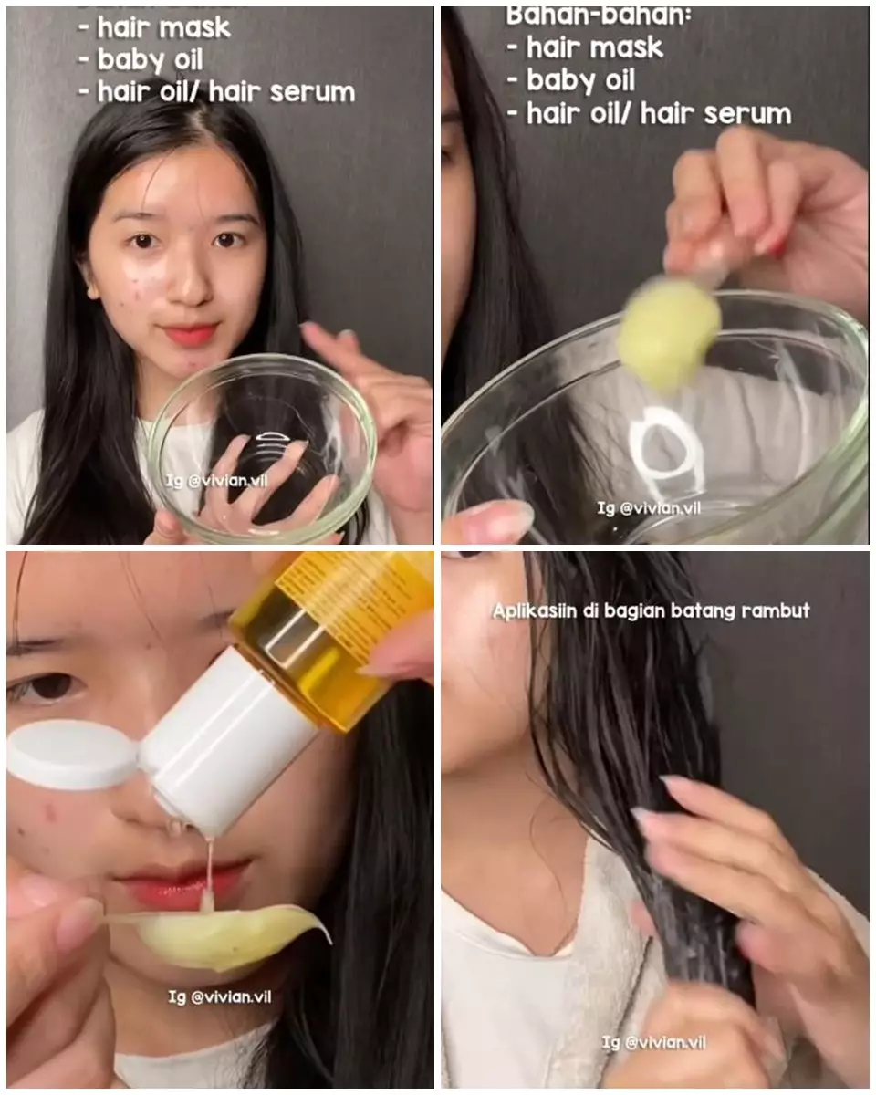 atasi rambut kusut pakai racikan hair mask berbagai sumber