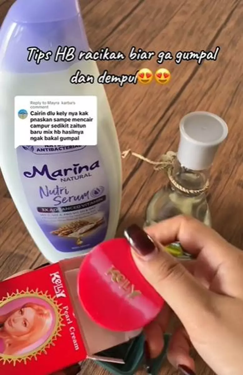 Kulit putih pakai krim jadul dicampur 2 produk skincare Berbagai sumber