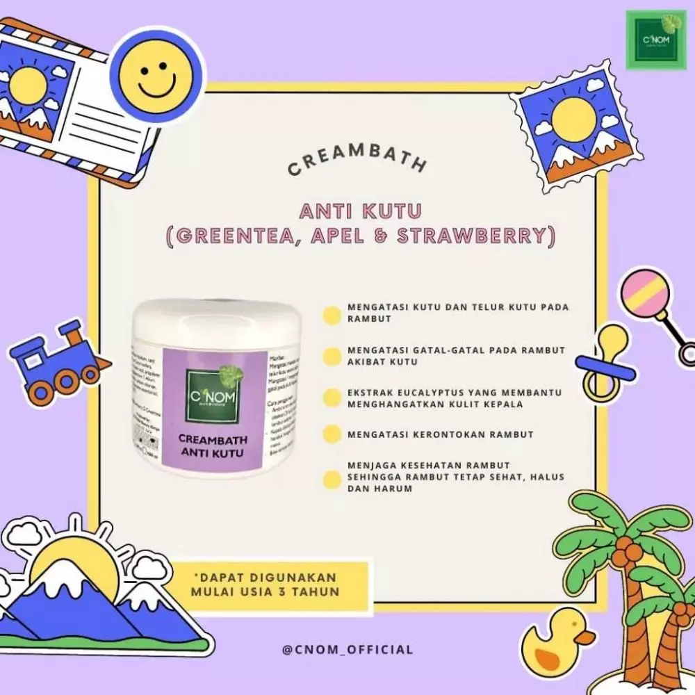 10 Rekomendasi produk creambath untuk anak sekolah © 2024 berbagai sumber