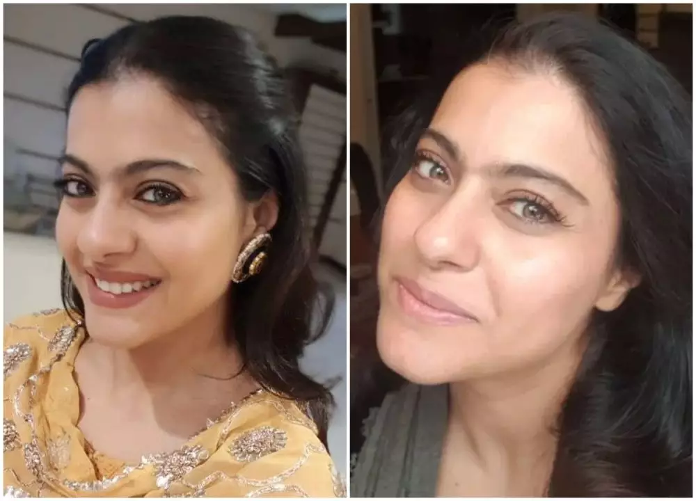 pesona Kajol Devgan saat pakai dan tanpa makeup berbagai sumber