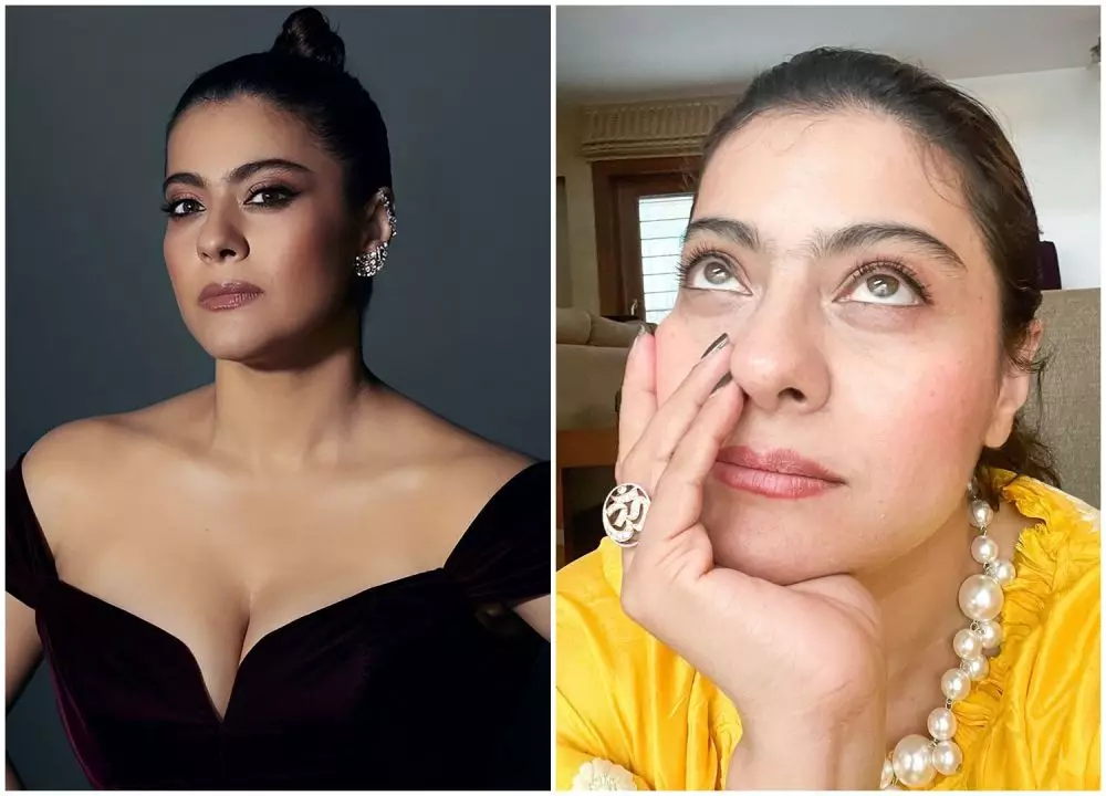 pesona Kajol Devgan saat pakai dan tanpa makeup berbagai sumber