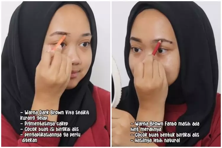 Battle review pensil alis legend Fanbo & Viva TikTok Battle review pensil alis legend Fanbo & Viva TikTok