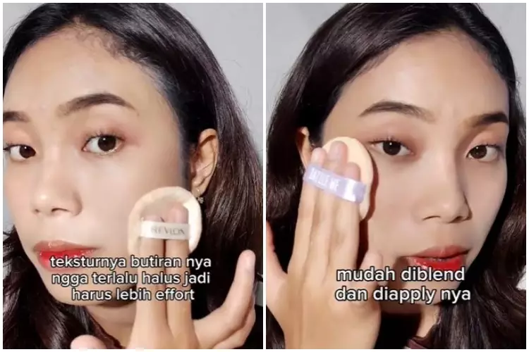 Uji coverage bedak tabur viral Dazzle Me dan Revlon TikTok Uji coverage bedak tabur viral Dazzle Me dan Revlon TikTok