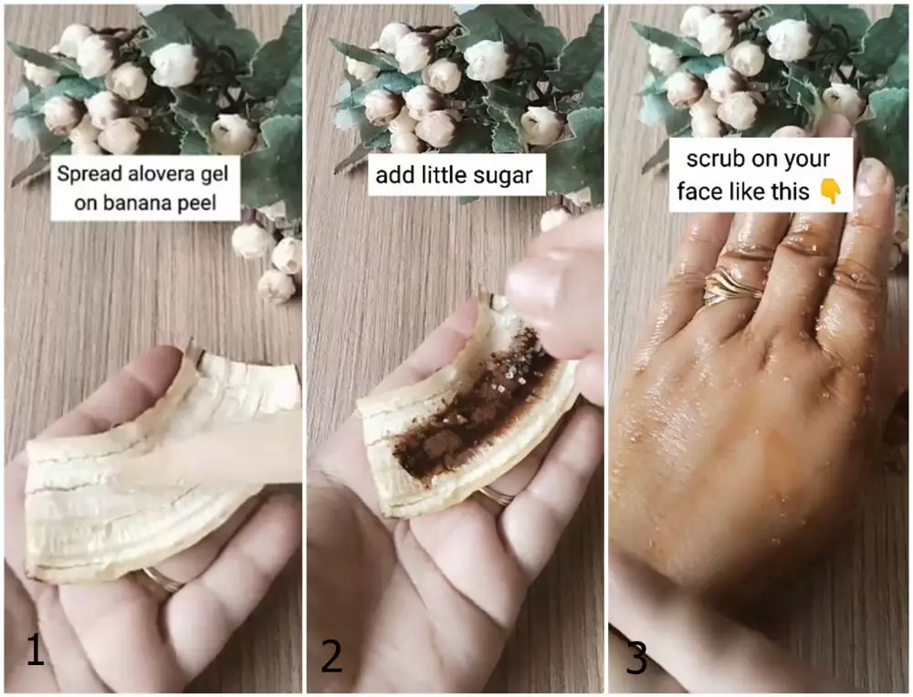 cara atasi kerutan pada tangan pakai ampas buah. berbagai sumber