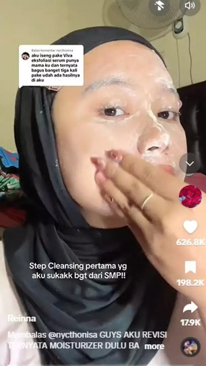 Skincare malam Viva wajah kenyal dan glowing TikTok