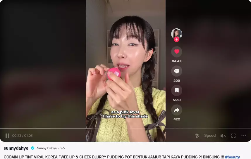 Review FWEE Lip & Cheek Blurry Pudding Pot berbagai sumber