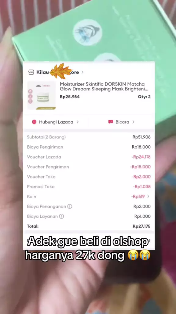 cara bedakan produk Dorskin Matcha asli dan palsu TikTok cara bedakan produk Dorskin Matcha asli dan palsu TikTok