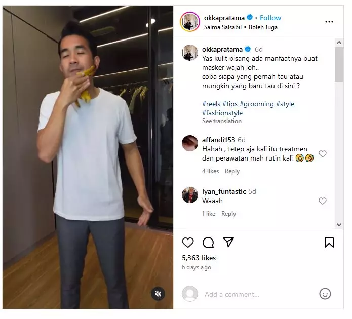 hilangkan bekas jerawat kulit pisang. berbagai sumber