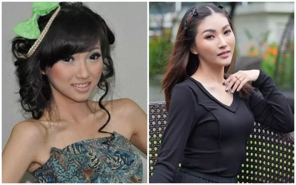 Potret Sarwendah sebelum dan sesudah permak wajah berbagai sumber