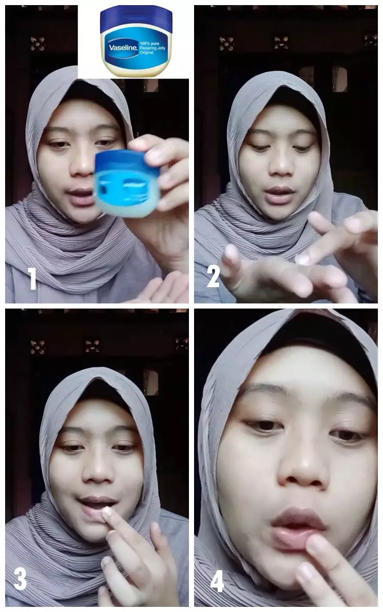 cara atasi bibir kering pakai petroleum jelly berbagai sumber