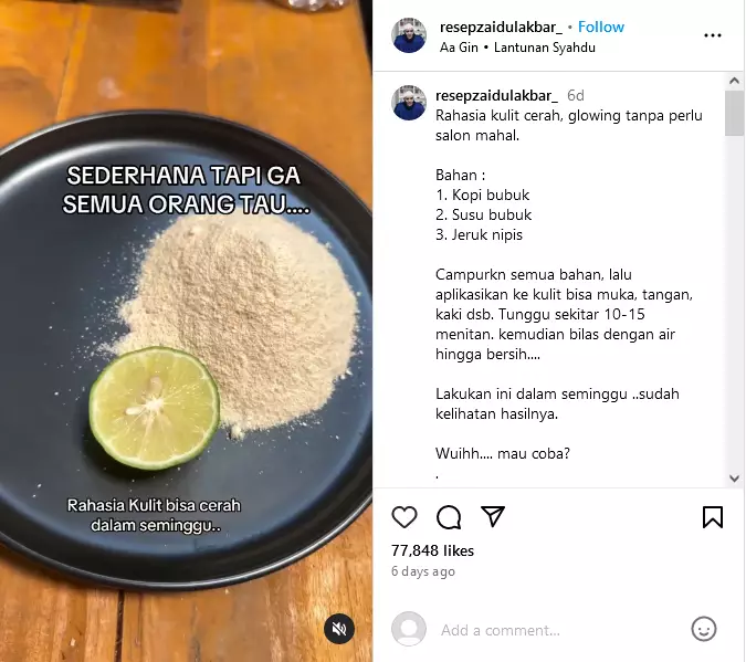 Cara atasi kulit belang Instagram