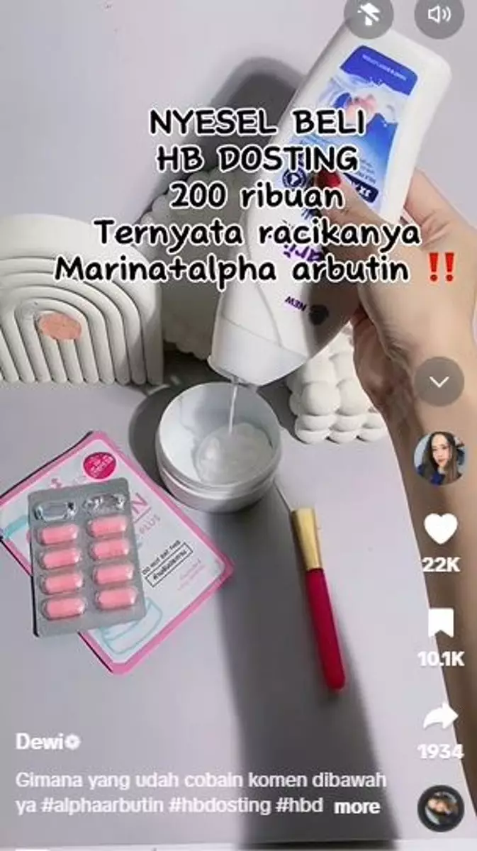 Kombinasi Marina biru dan kapsul pemutih viral bikin kulit putih sekali pakai TikTok Kombinasi Marina biru dan kapsul pemutih viral bikin kulit putih sekali pakai TikTok