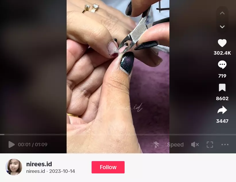 kuku jadi rusak akibat nail extension © 2024 TikTok kuku jadi rusak akibat nail extension © 2024 TikTok