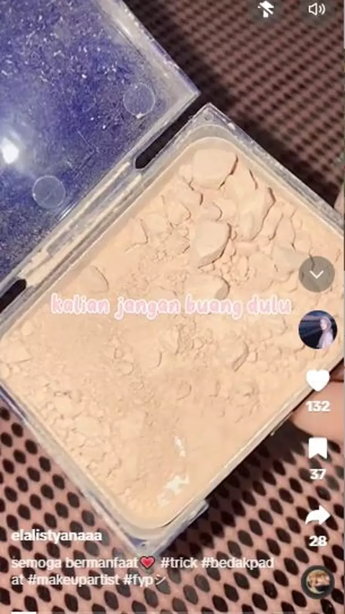 Perbaiki bedak padat pecah cuma perlu 1 alat makan TikTok Perbaiki bedak padat pecah cuma perlu 1 alat makan TikTok