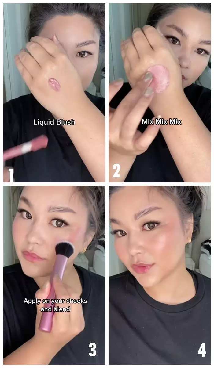 trik bikin glowy blush © 2024 TikTok