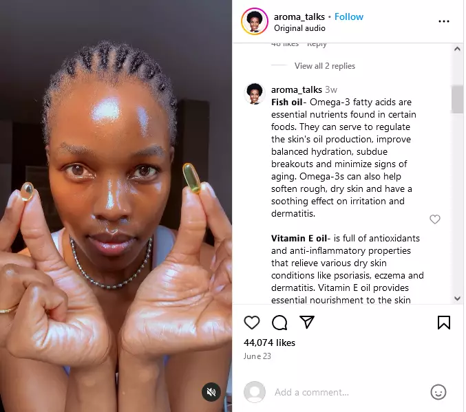 cara atasi kulit kusam pakai 2 kapsul © 2024 Instagram