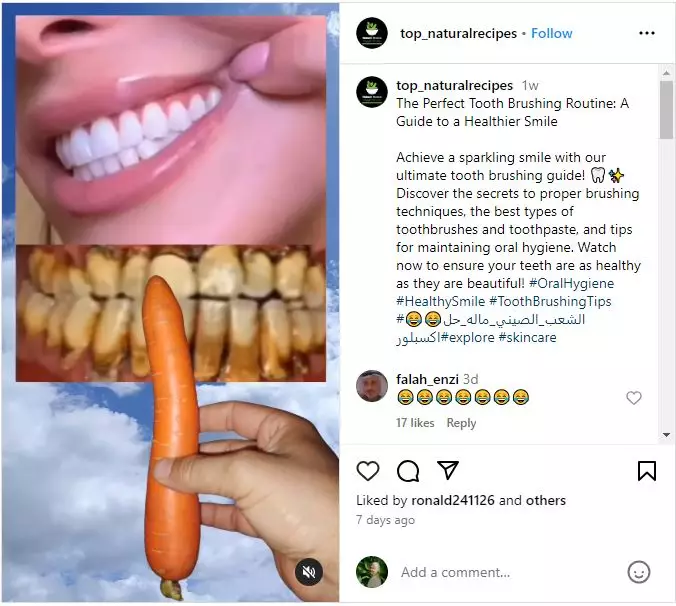 cara pudarkan gigi kuning agar putih. © 2024 Instagram