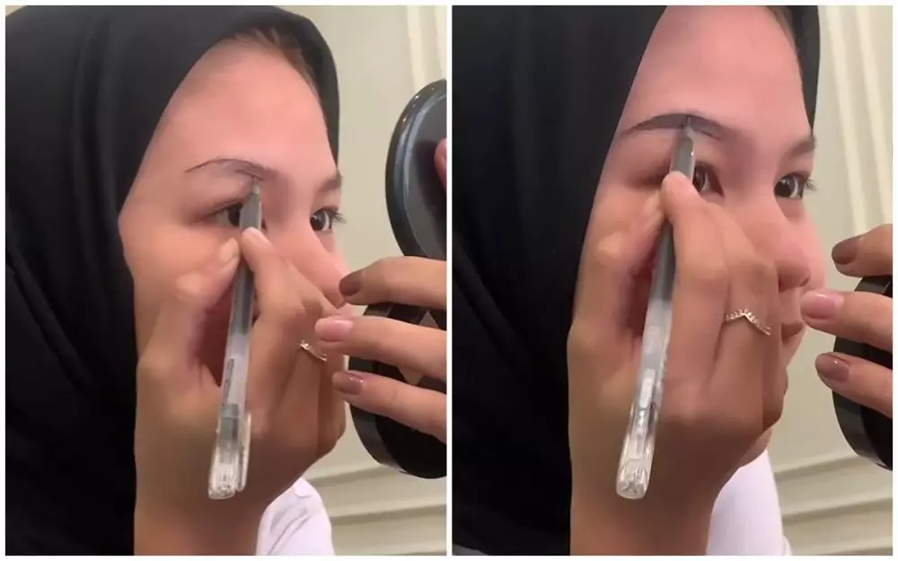 bikin alis pakai pulpen © 2024 TikTok