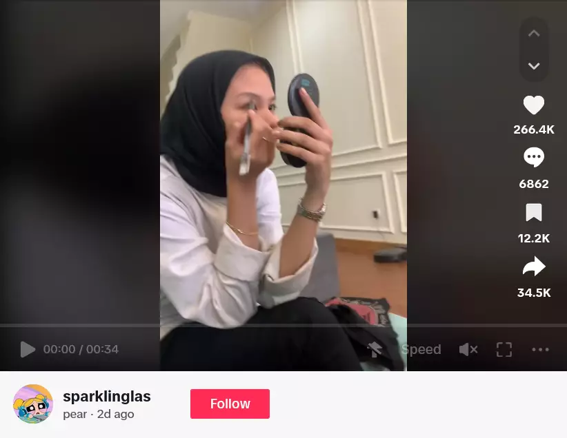 bikin alis pakai pulpen © 2024 TikTok