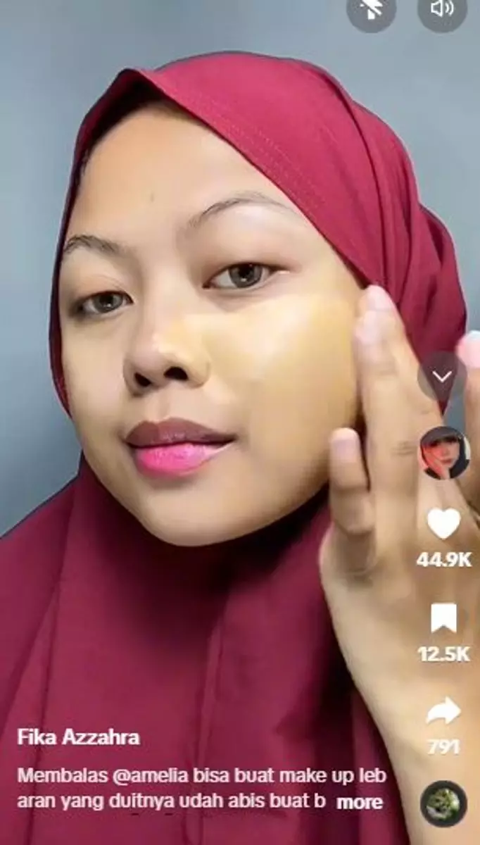 Hasil riasan cewek modal Rp 100 ribu bak pakai produk high-end TikTok Hasil riasan cewek modal Rp 100 ribu bak pakai produk high-end TikTok