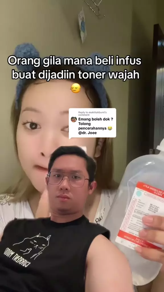 cairan infus dijadikan toner wajah berbagai sumber
