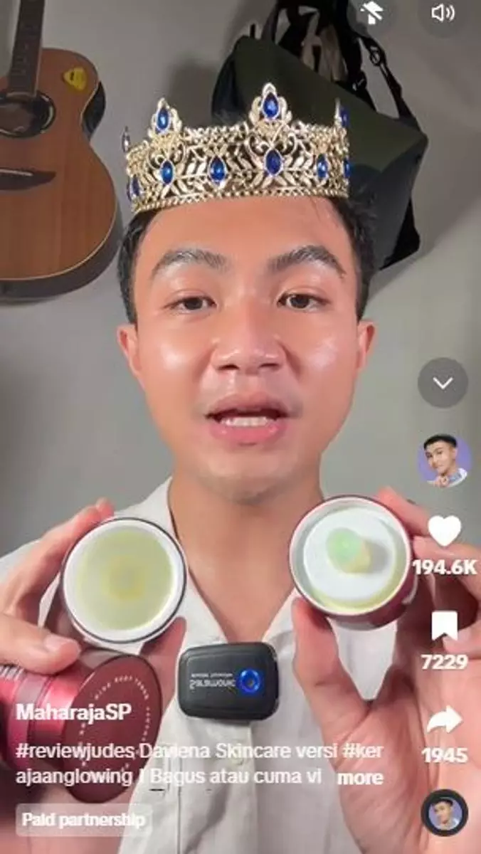 Review Retinol Booster Daviena viral yang diklaim mampu cegah penuaan kulit TikTok
