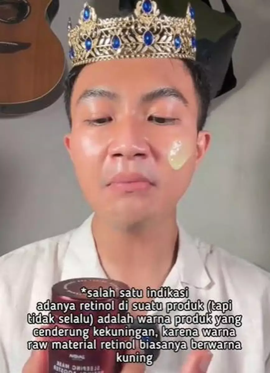 Review Retinol Booster Daviena viral yang diklaim mampu cegah penuaan kulit TikTok