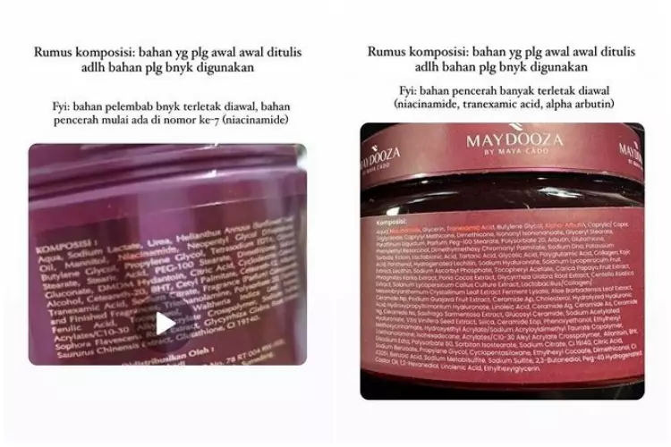 Battle review HB Dosting Daviena dan Maydooza Night Whitening Booster TikTok Battle review HB Dosting Daviena dan Maydooza Night Whitening Booster TikTok