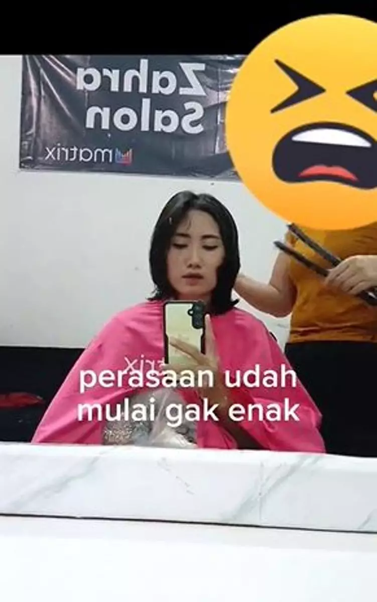 Niat potong wolf cut hasilnya malah zonk TikTok