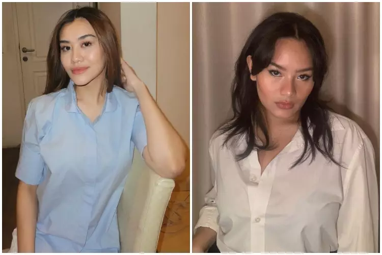 Adu gaya makeup Aaliyah dan Zahwa Massaid Berbagai sumber