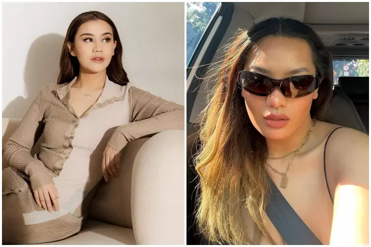 Adu gaya makeup Aaliyah dan Zahwa Massaid Berbagai sumber